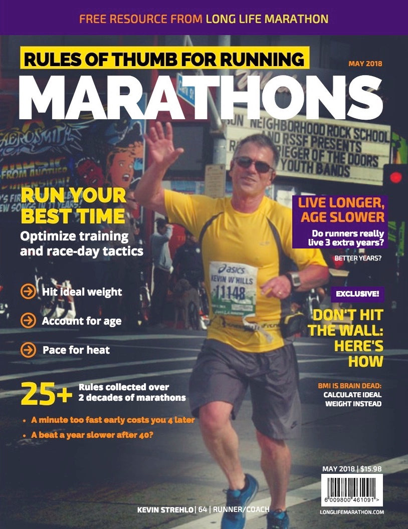 FREE eBook: Rules of Thumb for the Marathon – Long Life Marathon